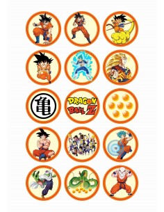 Papel de azúcar Dragon Ball