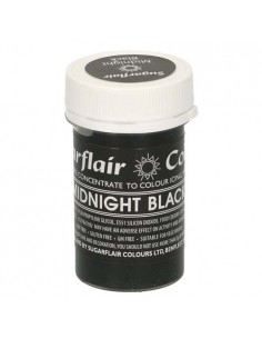 Colorante en Pasta negro medianoche Sugarflair