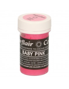 Colorante en Pasta rosa bebé Sugarflair