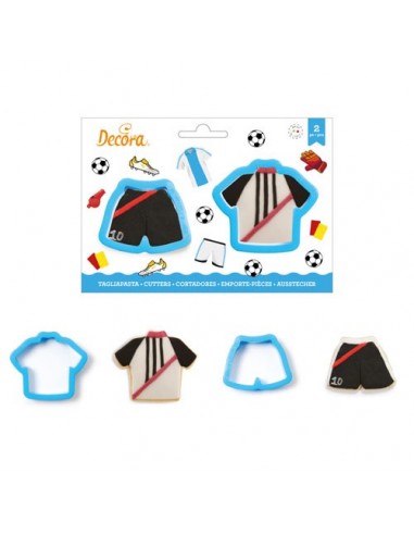 Set 2 cortadores camiseta y pantalon de futbol