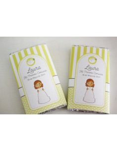 Chocolatinas niña comunión