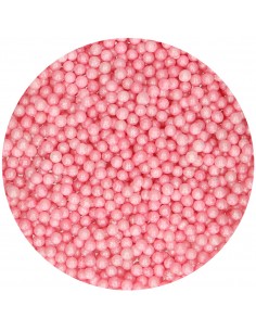 Perlas comestibles rosas