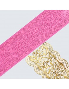 Molde encaje hojas 2