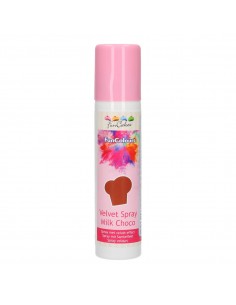 Spray Terciopelo color chocolate