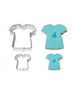 Set 2 cortadores camisetas