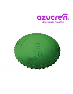 Base Tarta fina verde 30 cm