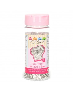 Palitos de azúcar plata XL 2