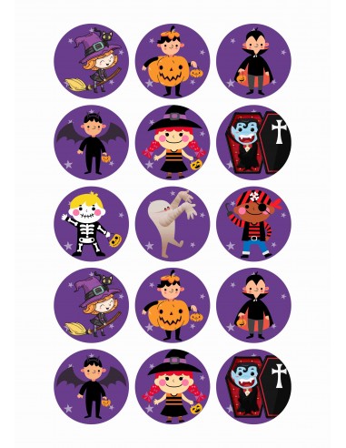 Papel de azúcar Halloween para galletas niños