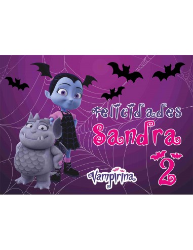 Papel de azúcar vampirina personalizado