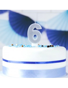 Vela purpurina plata 6