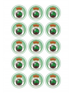 Papel de azúcar escudo Racing Santander para galletas
