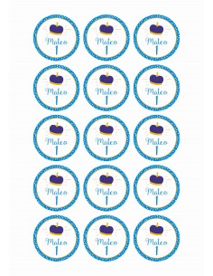Papel de azúcar baby prince para galletas
