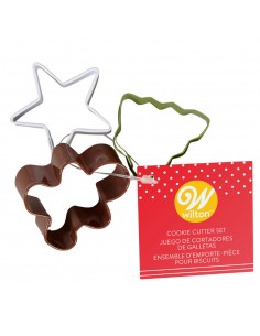 Set 3 mini cortadores navideños 2