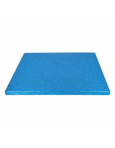 Base Tarta Cuadrada Azul 30 cm