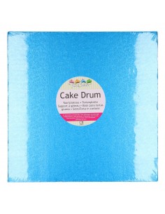 Base Tarta Cuadrada Azul 30 cm 2