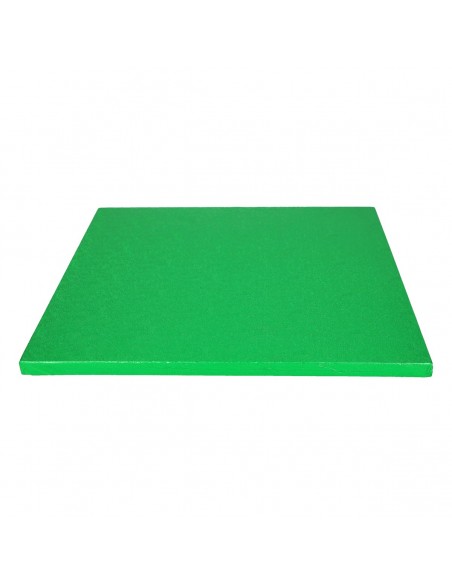 Base Tarta Cuadrada Verde 30 cm