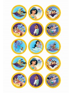 Papel de azúcar Aladín para galletas