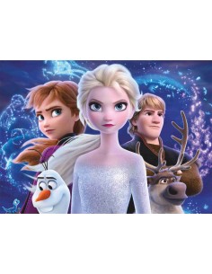 Hoja de pegatinas en relieve de Frozen 2