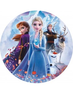 Papel de azúcar Frozen 2 para tarta