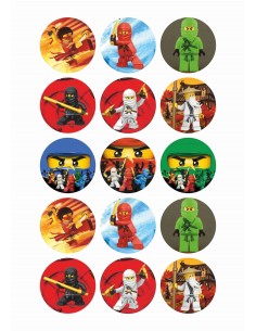Papel de azúcar de Ninjago para galletas