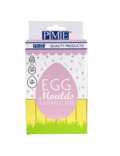 3 Moldes huevos de pascua para chocolate 2