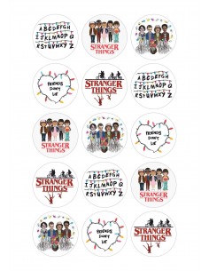 Papel de azúcar Stranger Things para galletas