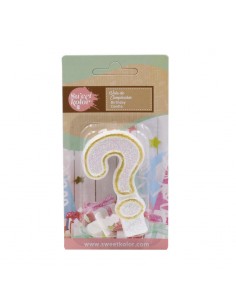 Vela interrogante oro