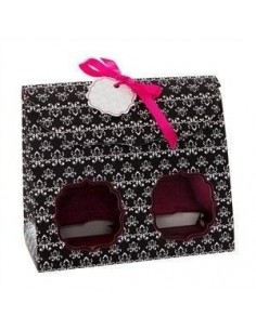 Caja para 2 Cupcakes Estampada (4uds)