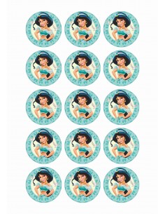 Papel de azúcar Jasmine para galletas