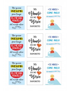 Papel de azúcar abuelos