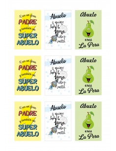Papel de azúcar abuelos para galletas para galletas