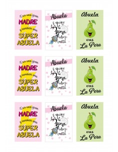 Papel de azúcar abuelas para galletas