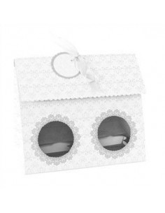 Caja para 2 Cupcakes Elegante (4uds)