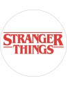 Papel de azúcar Logo Stranger Things redondo