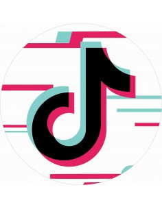 Papel de azúcar Tik Tok