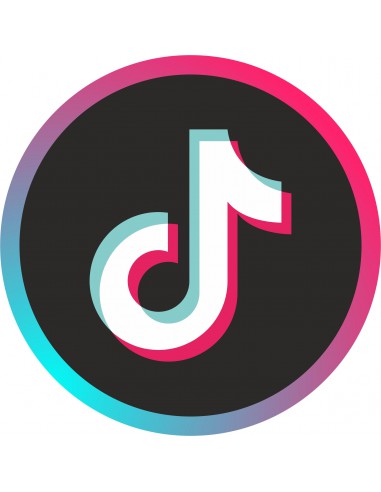 Papel de azúcar logo Tik Tok