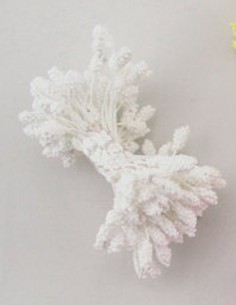 Estambres granulados 5 mm blancos 2