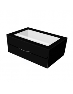 Caja para galletas negra
