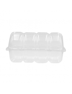 Caja para 4 donuts de plástico