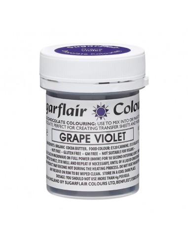 Colorante para Chocolate Violeta Sugarflair