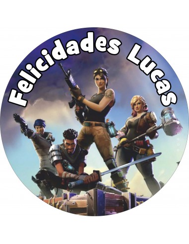 Papel de azúcar personalizado Fortnite