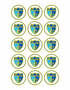 Papel de azúcar escudo Estudiantes