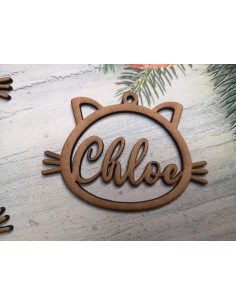 Bola Navidad personalizada mascota gato