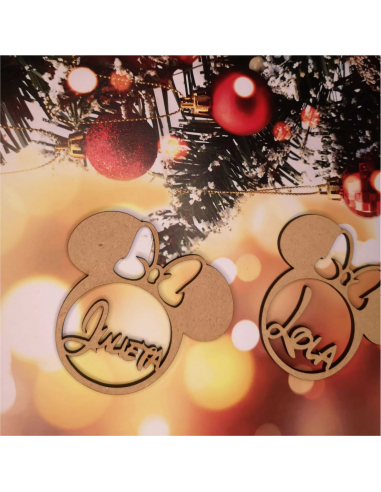 Bola árbol navidad Minnie personalizada