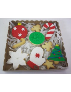 Caja galletas navideñas variadas 2