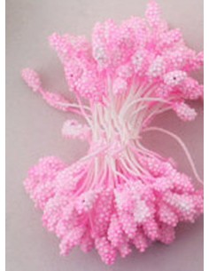Estambres granulados 5mm rosa bebé 2