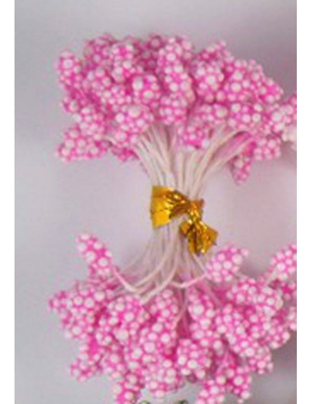 Estambres granulados 5mm rosa
