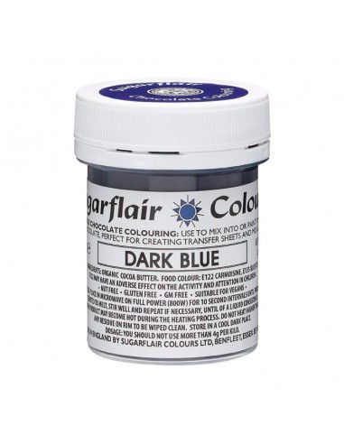 Colorante para Chocolate Azul Oscuro Sugarflair