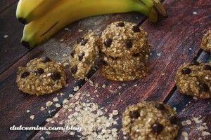 Galletas de avena, plátano y chips de chocolate (9)