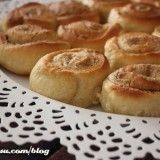 Rollitos de crema de cacahuete